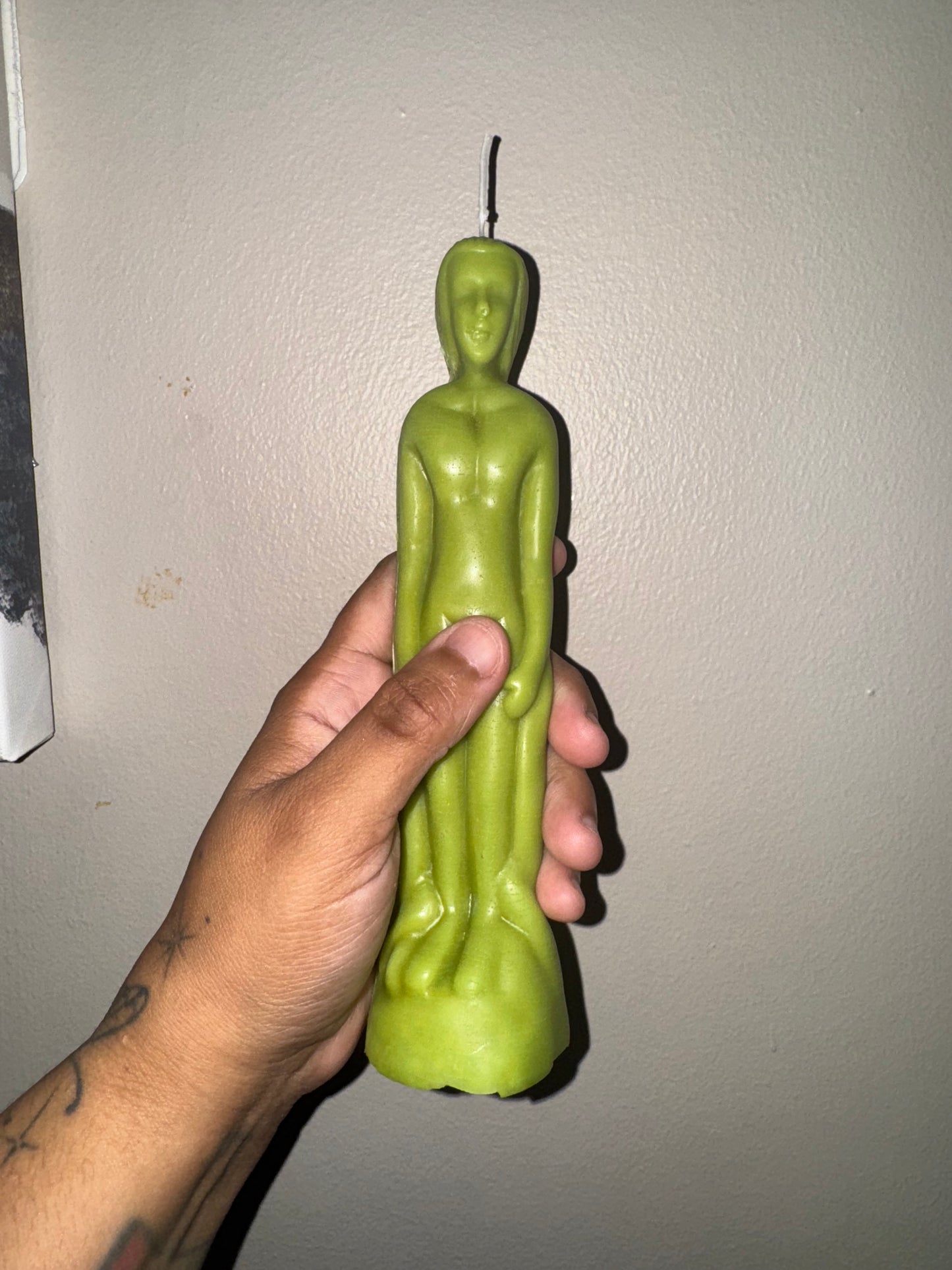 Male image candle