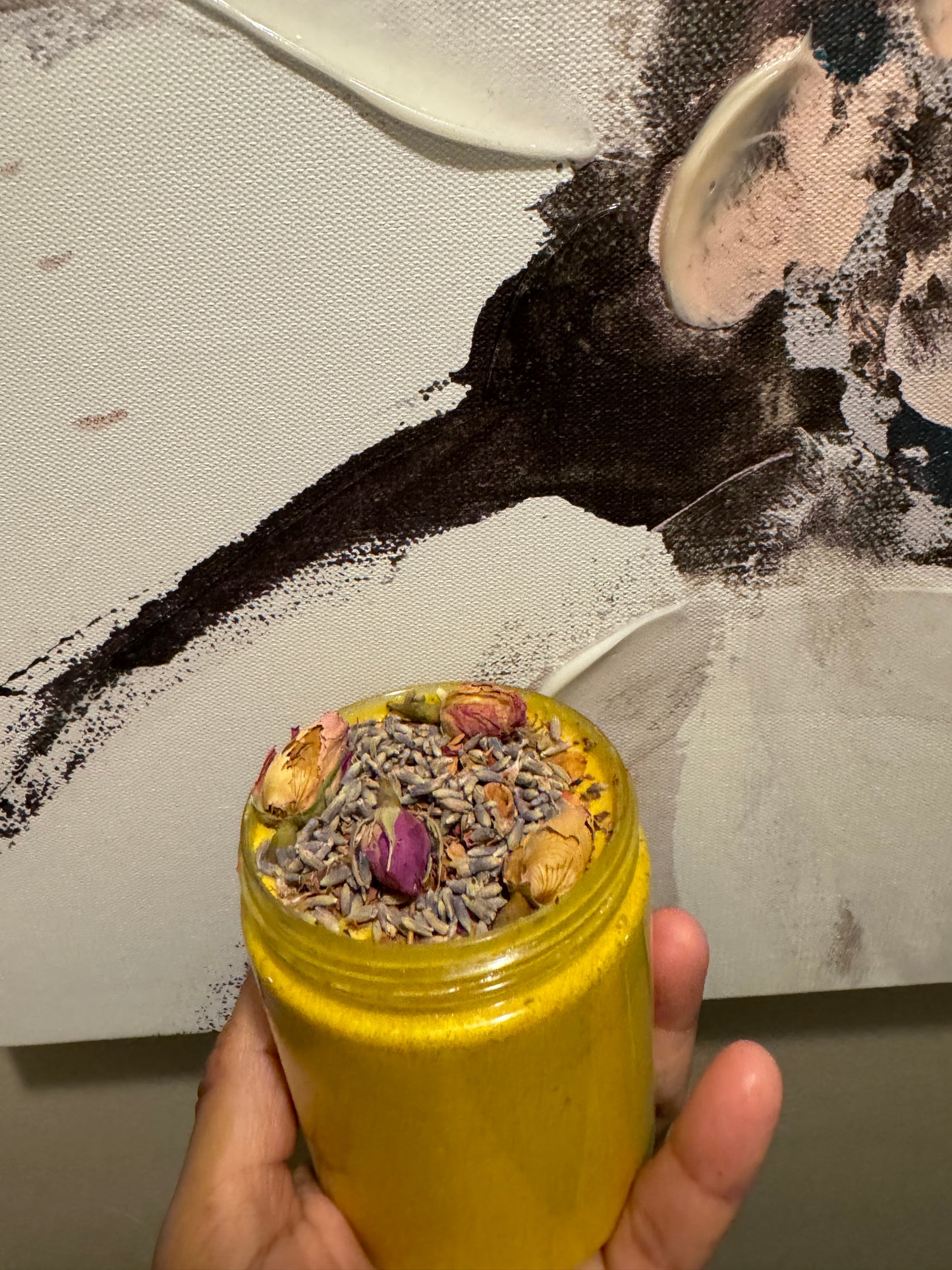 Lemon lavender turmeric scrub