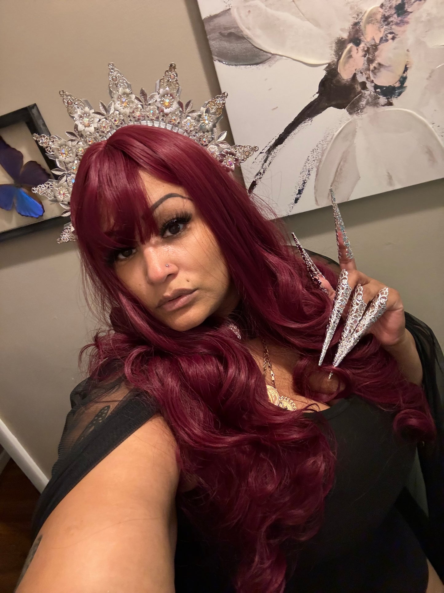 Black snow queen
