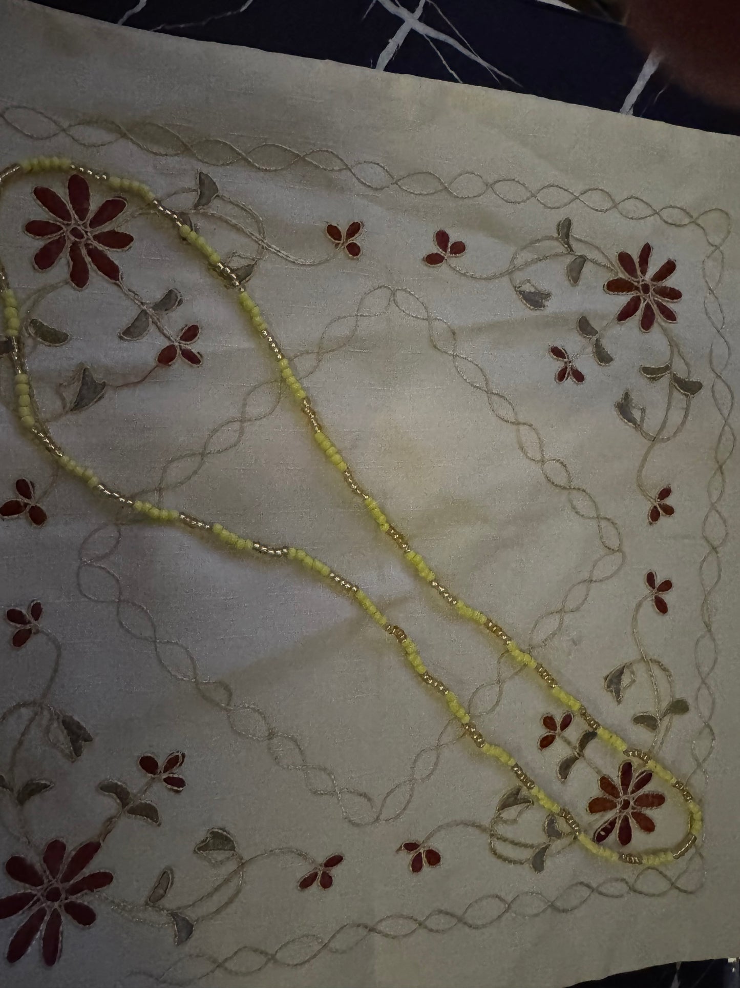 Orisha Oshun beads