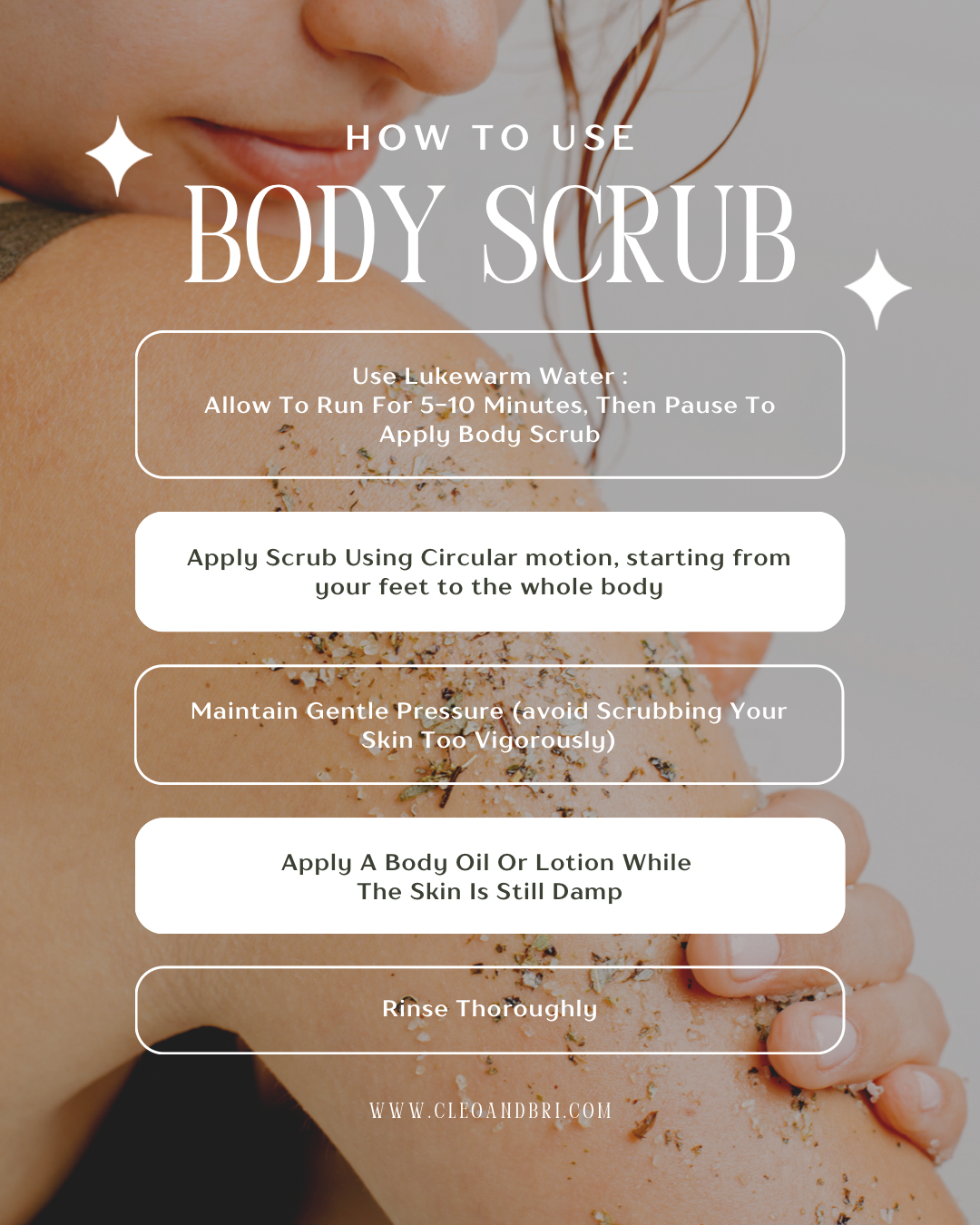 Exfoliante corporal de cereza