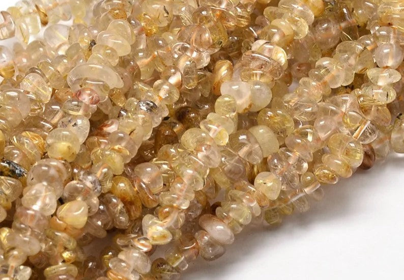 Divine (rutilated gold quartz) infused lipgloss