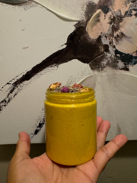 Lemon lavender turmeric scrub