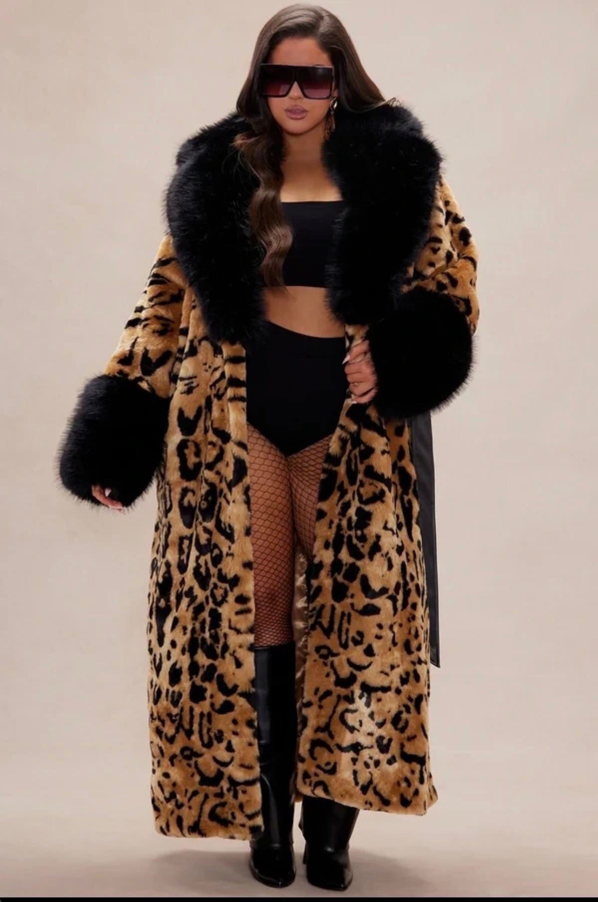 Fashionnova leopard coat