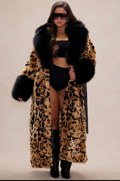 Fashionnova leopard coat